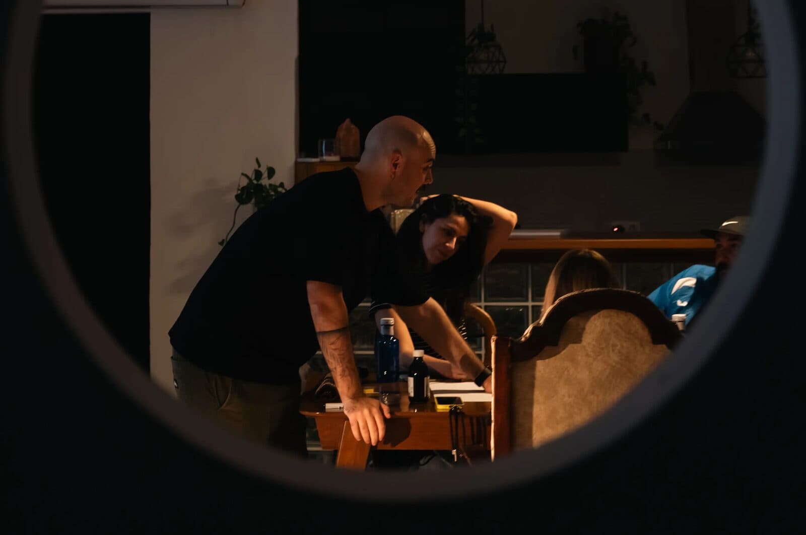 COLAB Session en Barcelona, vista a través de un espejo